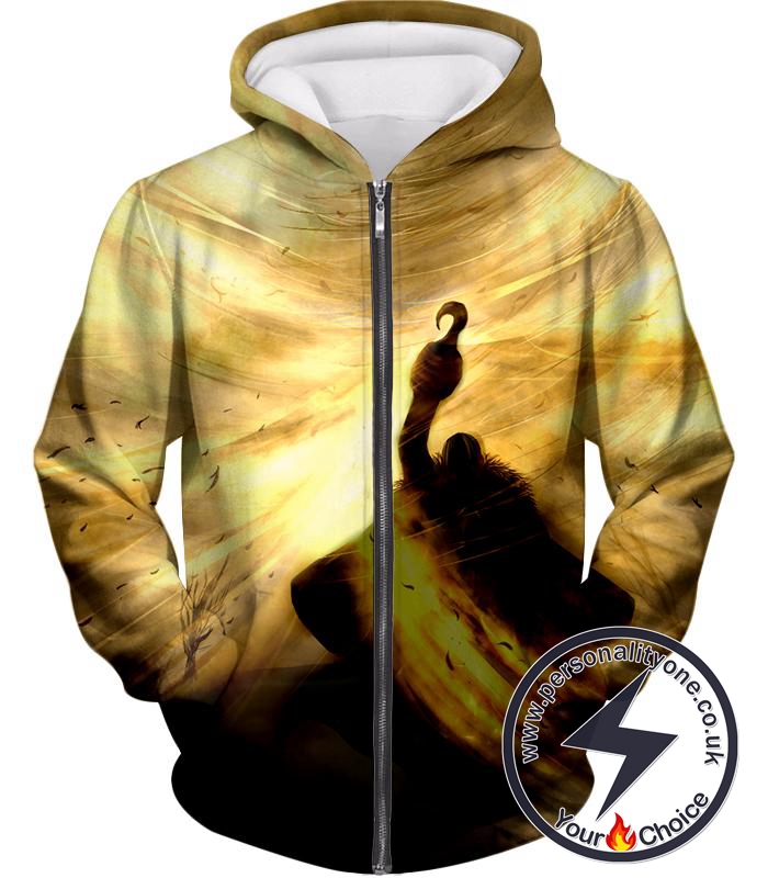 One Piece Notorious Pirate Warlord Crocodile Awesome Action Zip Up Hoodie